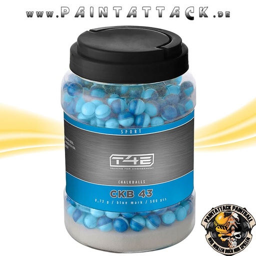 [6296] Powderballs Kaliber 43 T4E CB 43 Umarex RAM 500 Stück blau