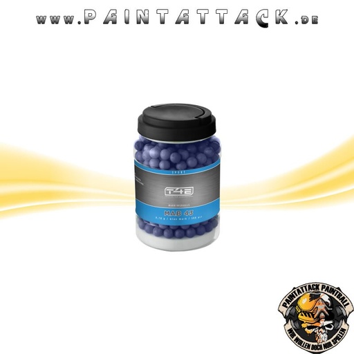 [6292] Paintballs Cal. 43 mit Hartschale T4E Sport MAB 43 Markingballs 500 Stück blau