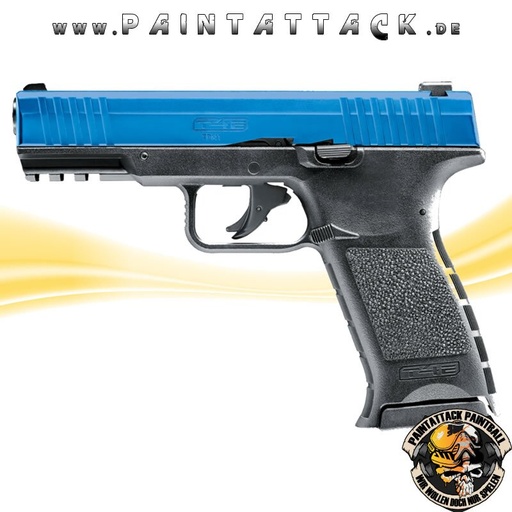 [6195] T4E TPM1 Umarex Magfed Paintballpistole .43 Cal schwarz - blau
