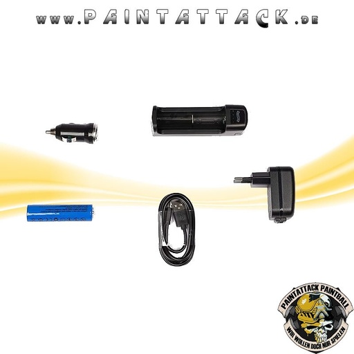 [6186] Walther Multi Charging Kit Batterie-Set mit Ladegerät für Lithium Akkus – Batterieladegerät mit Akku