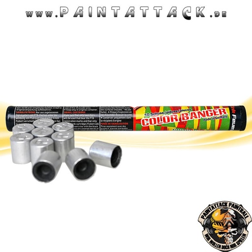 [6163] Signalsterne Color-Bangers 15mm - 10 Schuss Zink Pyrotechnische Munition