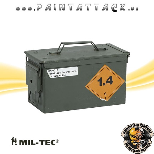 [6144] Munitionskiste US Militär mittel Cal.50/5.56 GEBRAUCHT