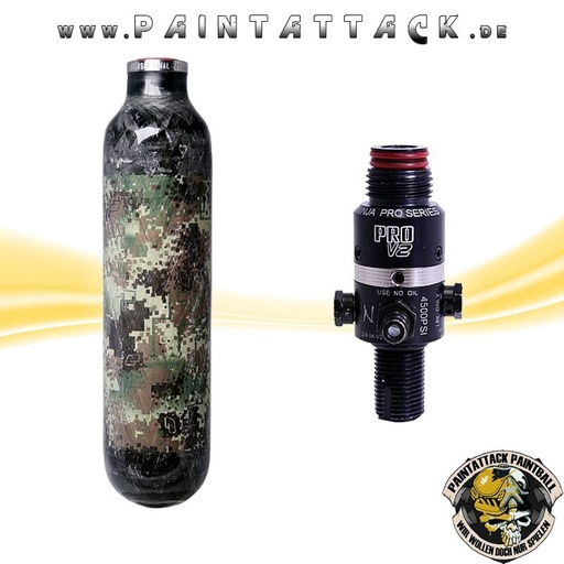 [5967-001] 0,25l 300bar Armotech HP System mit Marken-Regulator ohne