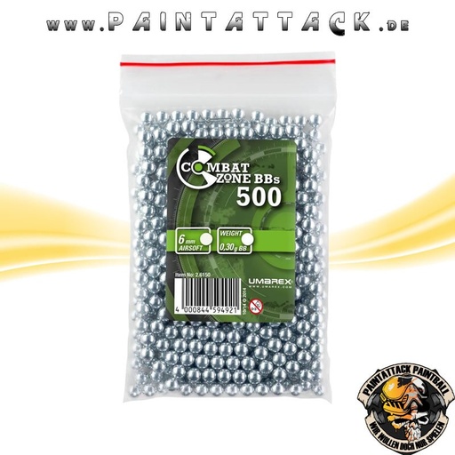 [5658] Umarex Combat Zone Alu BB’s 0,30g Aluminium 500 Stück