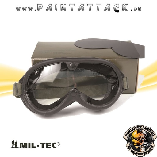 [5630] US Staubschutzbrille M44 mit 2 Gläsern - Klar & Getönt