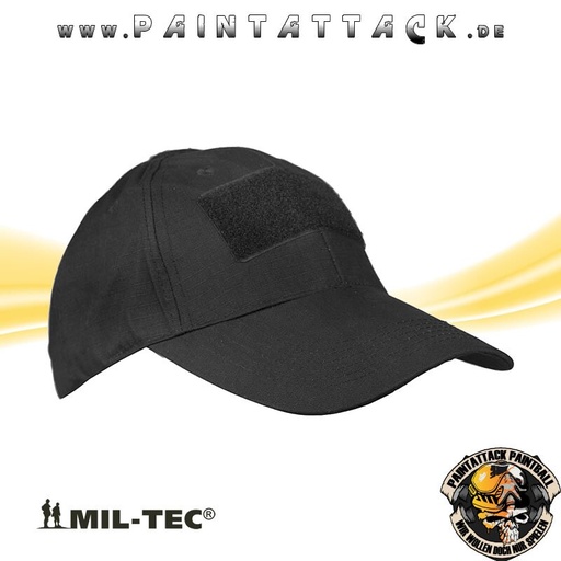 [5620] Tactical Basecap schwarz, Baseball Cap Einheitsgröße