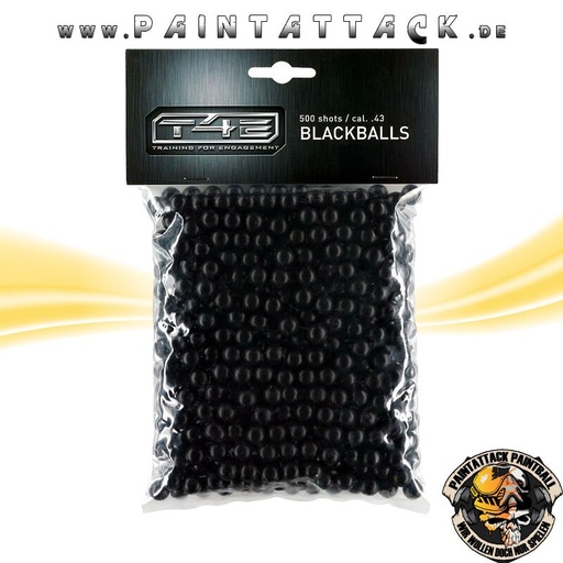 [5270] T4E Rubberballs Hartgummigeschosse Kaliber 43 500 Stück