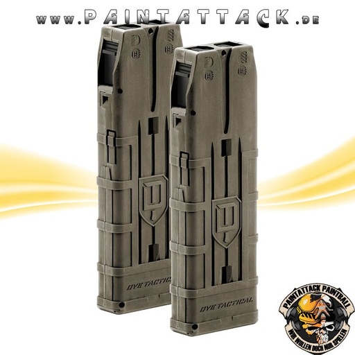 [5126] Dye Dam Tactical Magazin - 20 Schuss 2er Pack dark earth