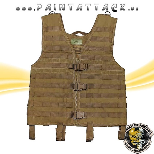 [4100] Molle Weste Modular System light coyote tan L/XL