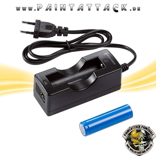 [4039] Walther Batterieladegerät mit Akku für Taschenlampe MGL1100X2
