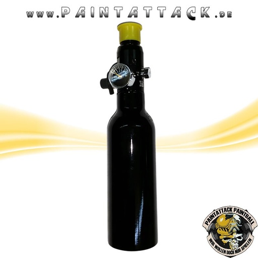 [3708] HP Flasche 0,15L 200 Bar (9ci) Xtreme-Short Paintball Preset System - Optimal für Mag-Fed